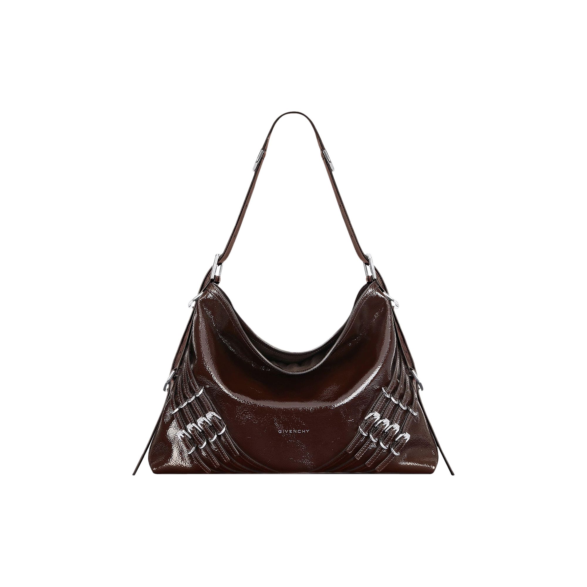 Pre-owned Givenchy Medium Voyou Shoulder Bag 'ebony Brown' | Women's Size Onesize