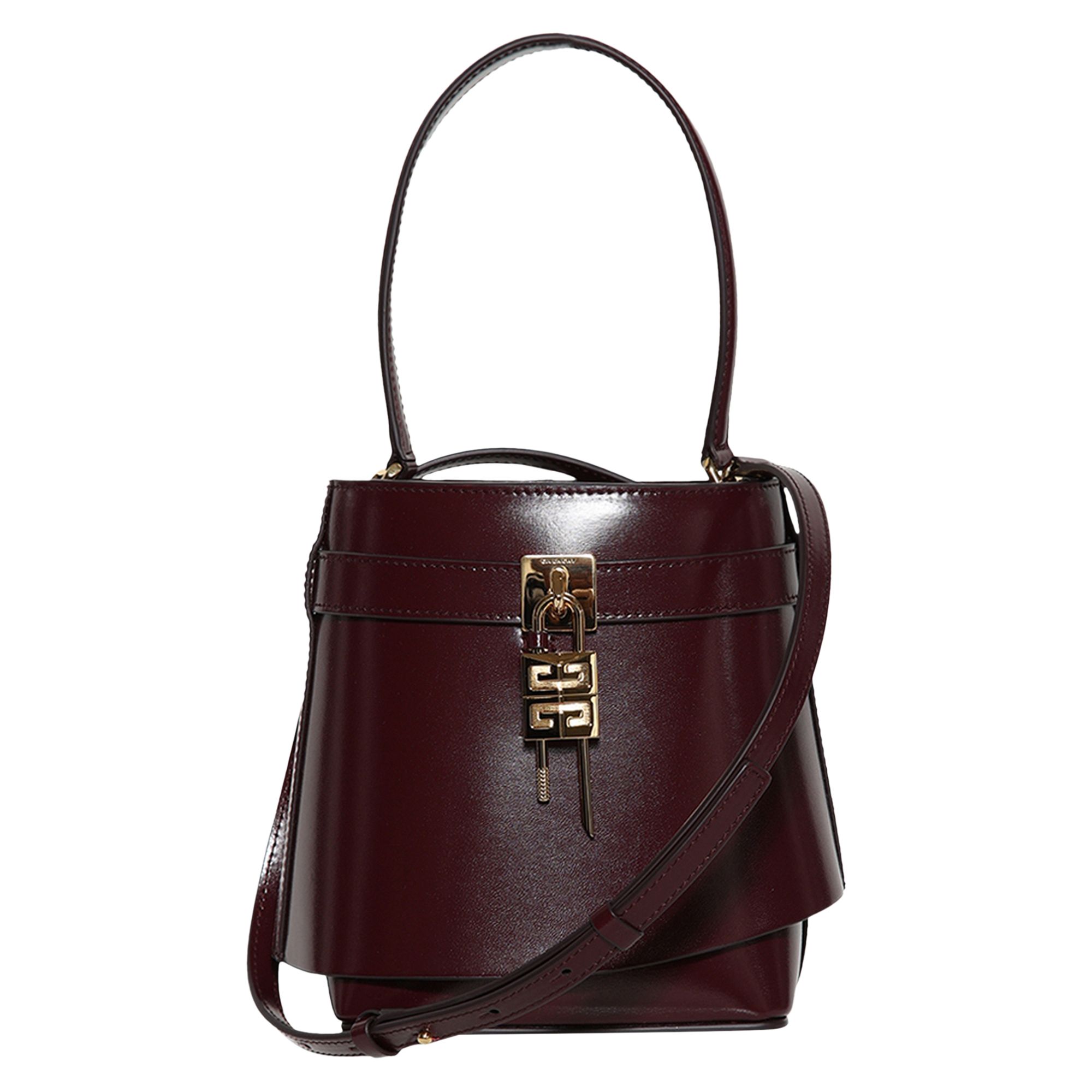 Pre-owned Givenchy Shark Lock Bucket Bag 'oxblood Red' | Women's Size Onesize