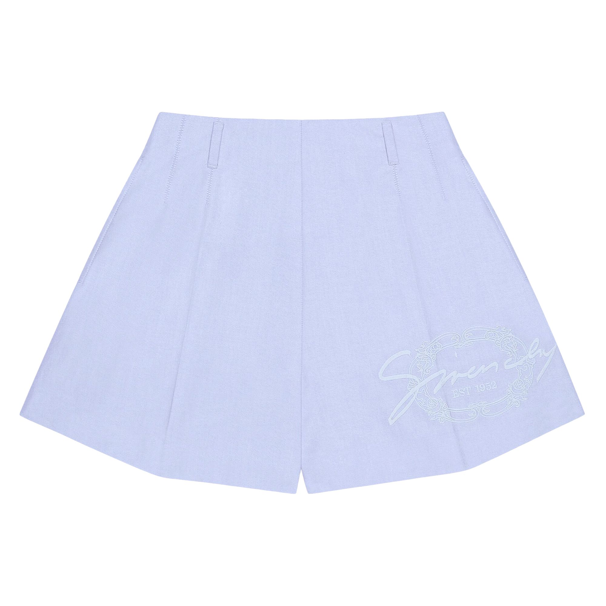 Pre-owned Givenchy High Waisted Shorts 'baby Blue' | Women's Size 38