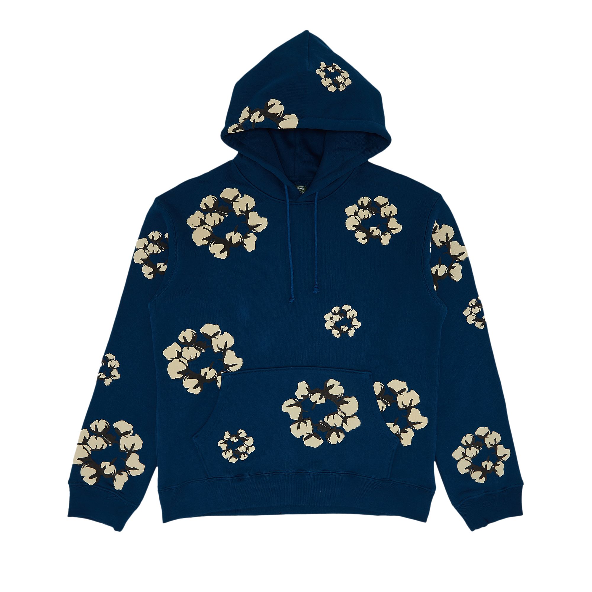 Pre-owned Denim Tears X Cactus Plant Flea Market Cactus Tears Wreath Hoodie 'navy' | Blue | Men's Size M