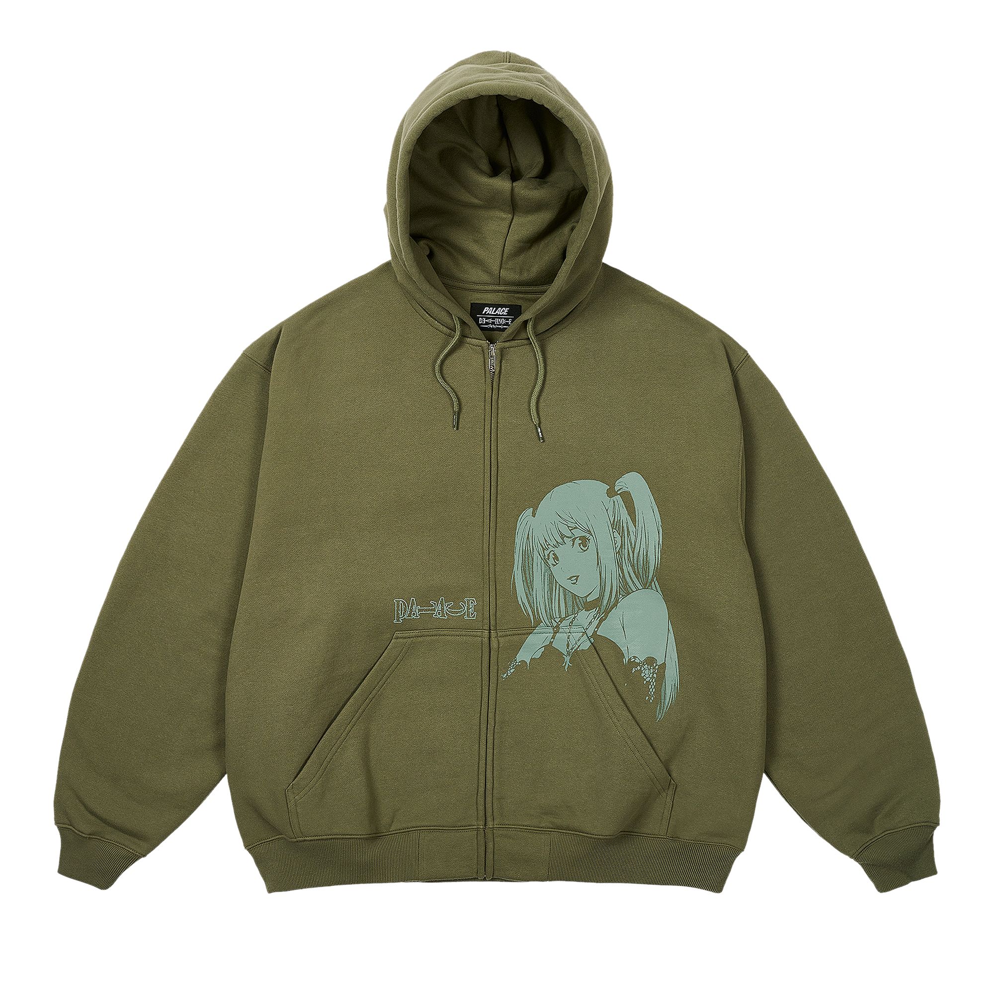 Pre-owned Palace Misa Zip Hood 'the Deep Green' | Men's Size M