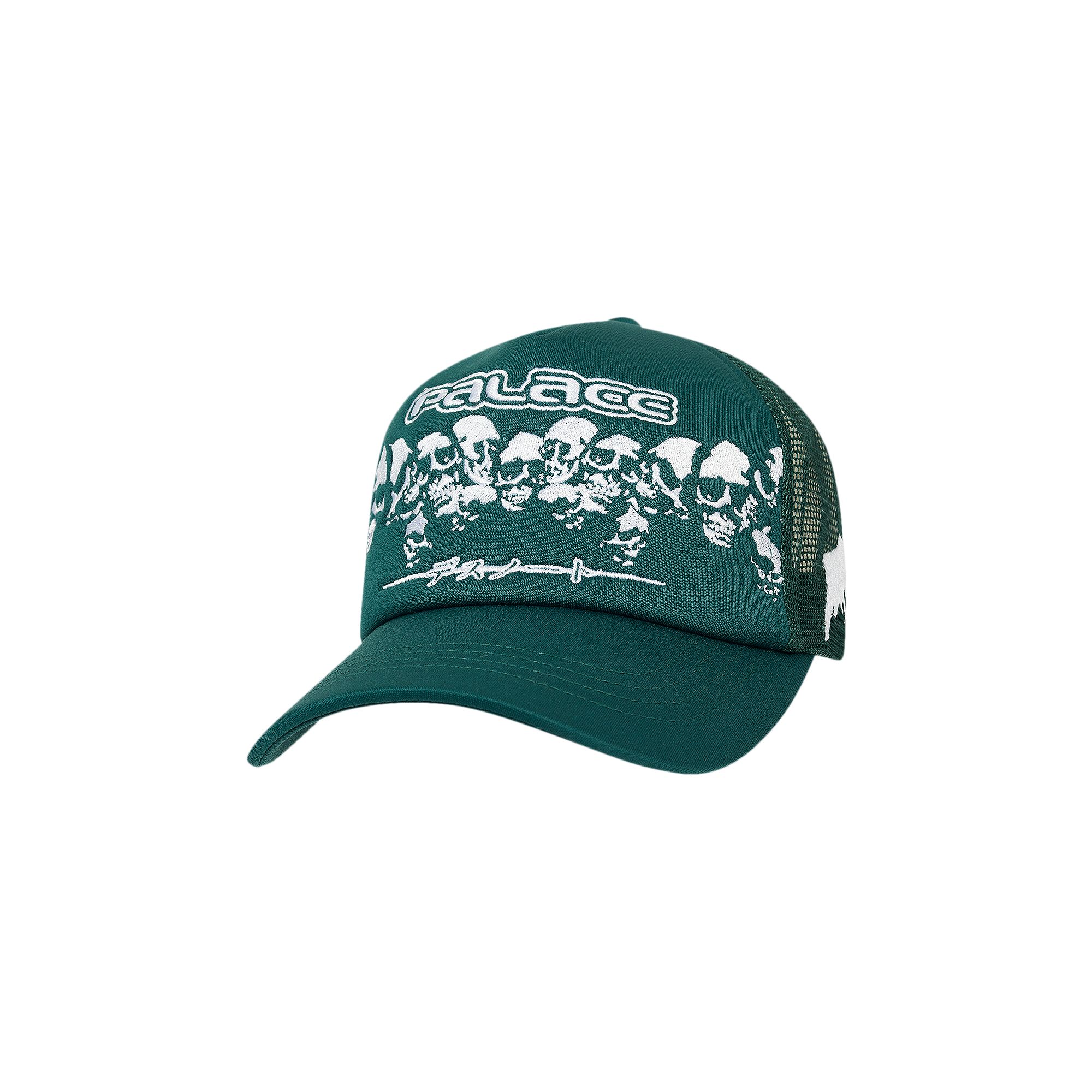 Pre-owned Palace X Death Note Trucker 'green' | Men's Size M