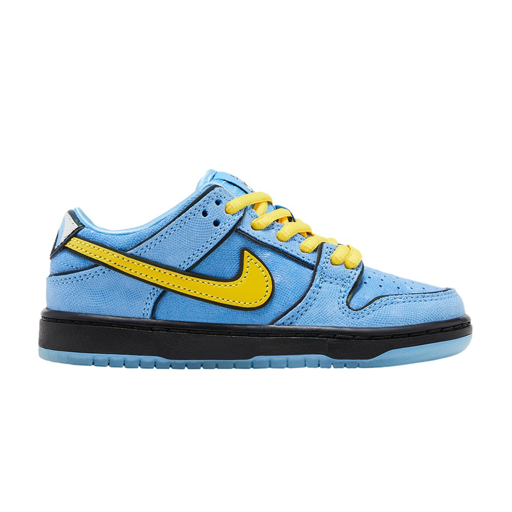 Pre-owned Nike The Powerpuff Girls X Dunk Low Pro Sb Qs Ps 'bubbles' | Blue | Kid's Size 13