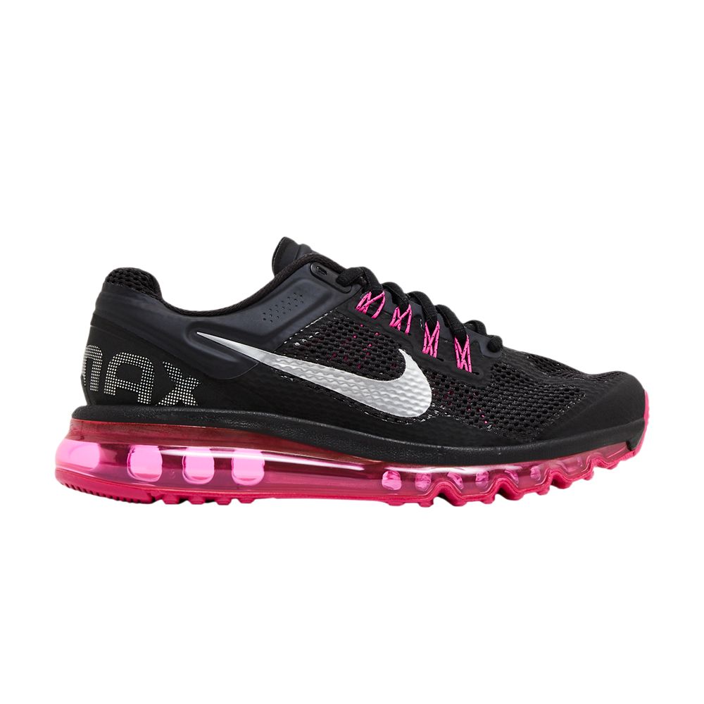 Pre-owned Nike Air Max 2013 Gs 'black Fusion Pink' | Kid's Size 5.5