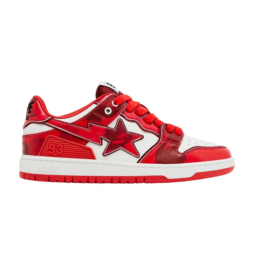 Pre-owned Bape Sk8 Sta #1 M2 'red'