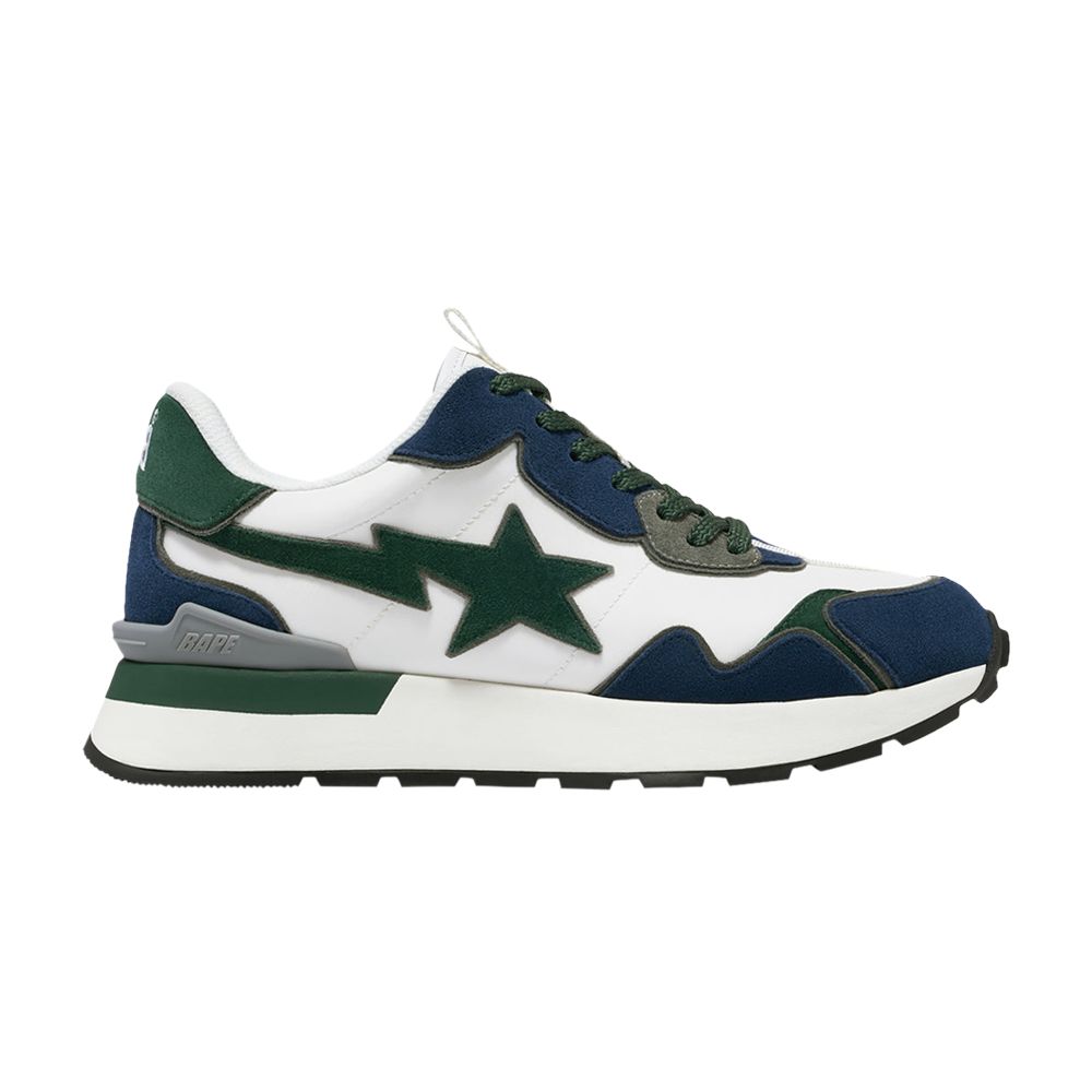 BAPE Roadsta Express #2 'Green Navy' | Blue | Men's Size 7 - 1J20191011-GR3