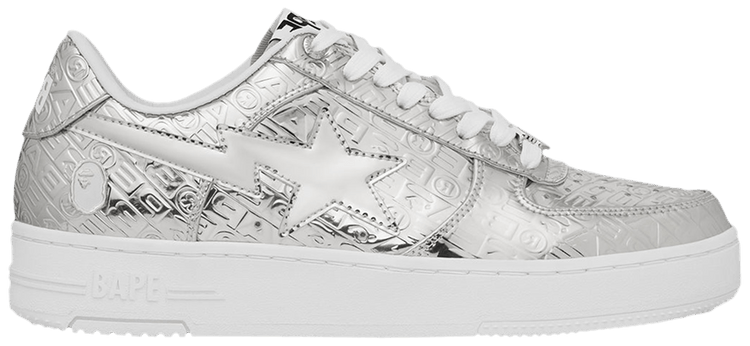 Bapesta 5 Silver Monogram
