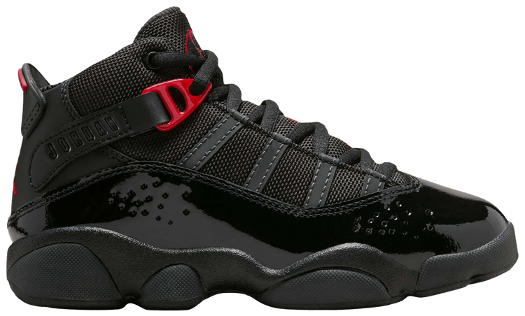 Air Jordan 6 Rings PS Anthracite Fire Red