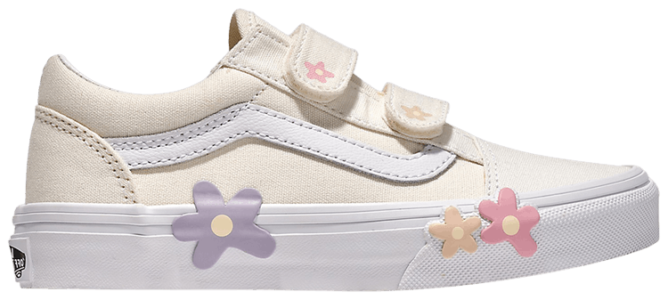 Vans Old Skool V Kids Cream Flower