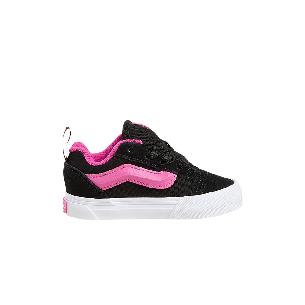 Pre-owned Vans Knu-skool Toddler 'black Pink' | Infant Size 3