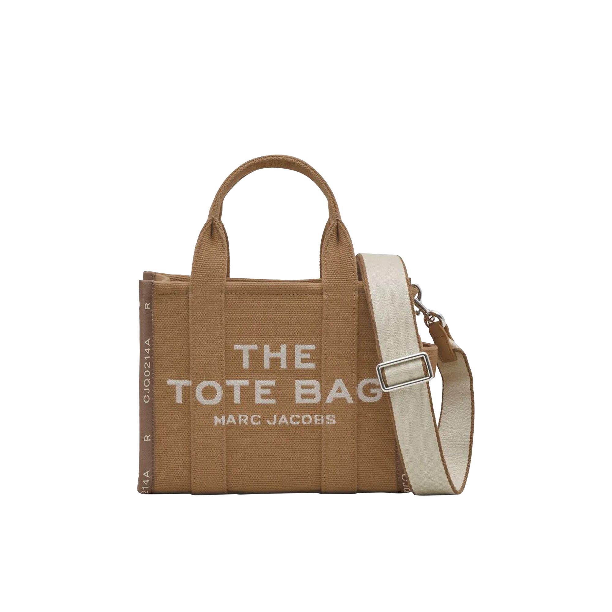 Pre-owned Marc Jacobs Jacquard Small Tote Bag 'camel' | Tan | Women's Size Onesize In Brown