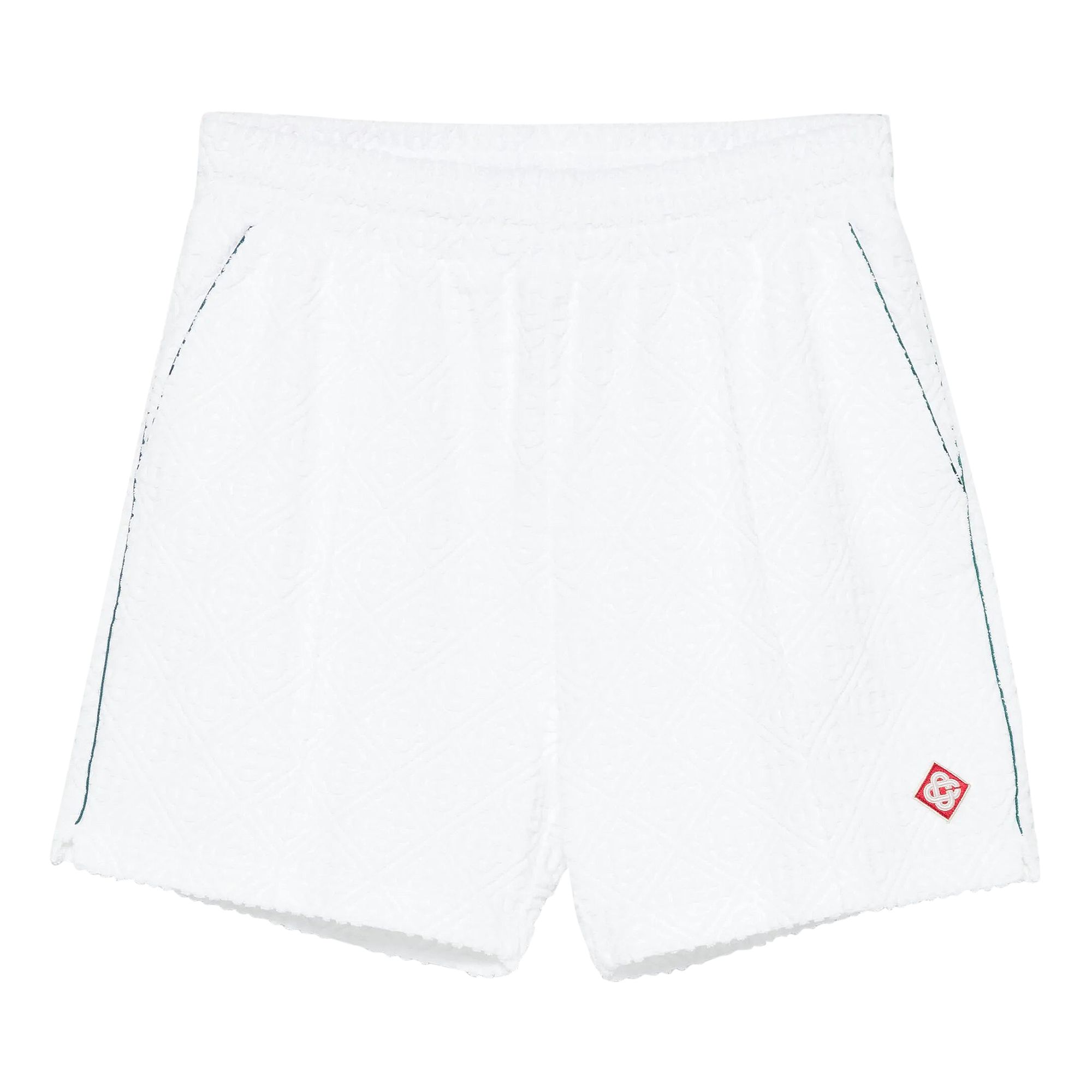 Pre-owned Casablanca Monogram Towelling Shorts 'white' | Men's Size S