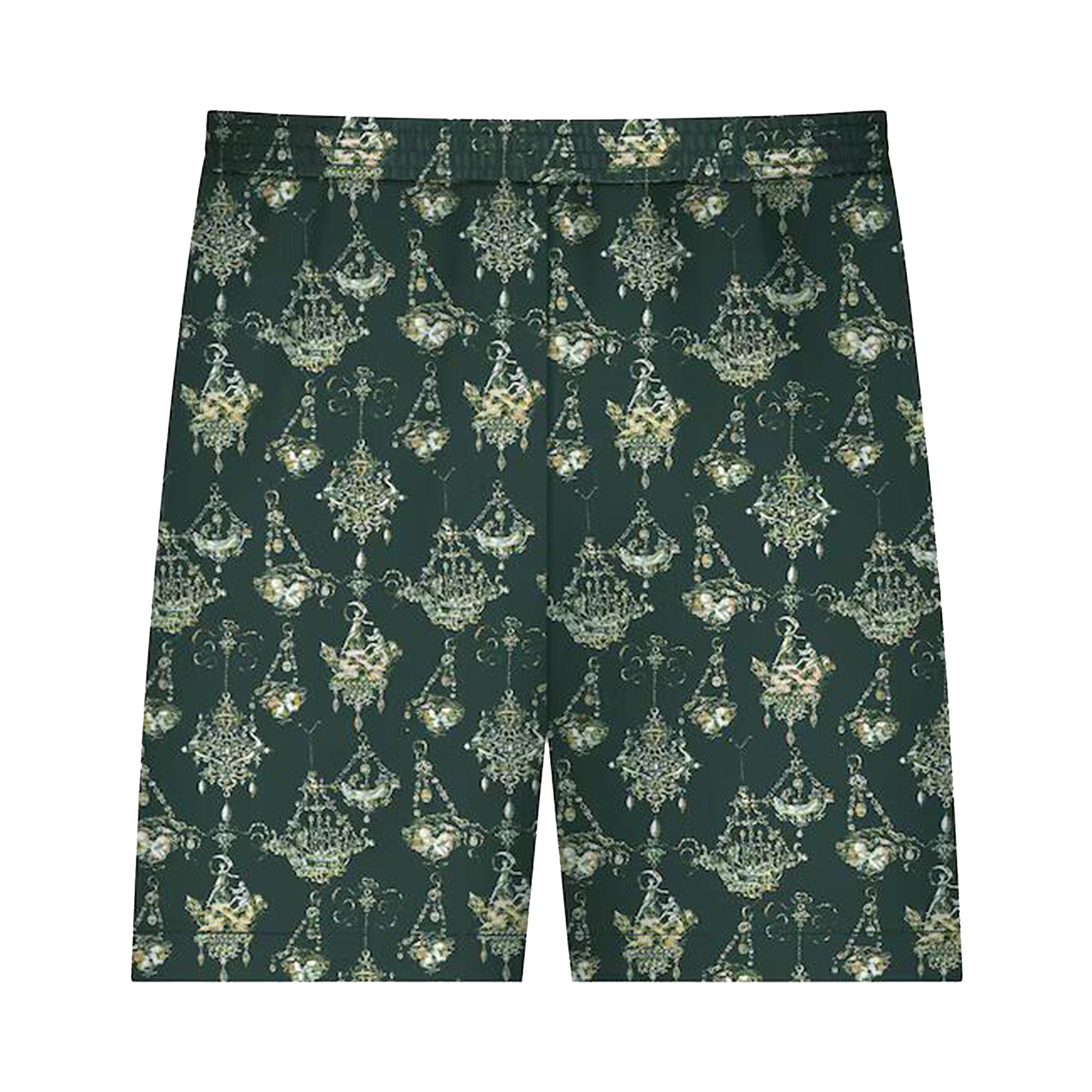 Pre-owned Givenchy Printed Chandelier Tailored Shorts 'dark Green' | Men's Size 54