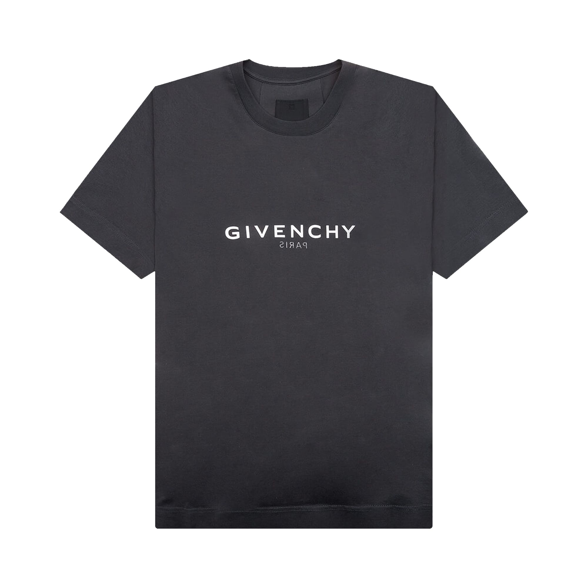 Pre-owned Givenchy Slim Fit Reverse Print T-shirt 'charcoal' | Grey | Men's Size S