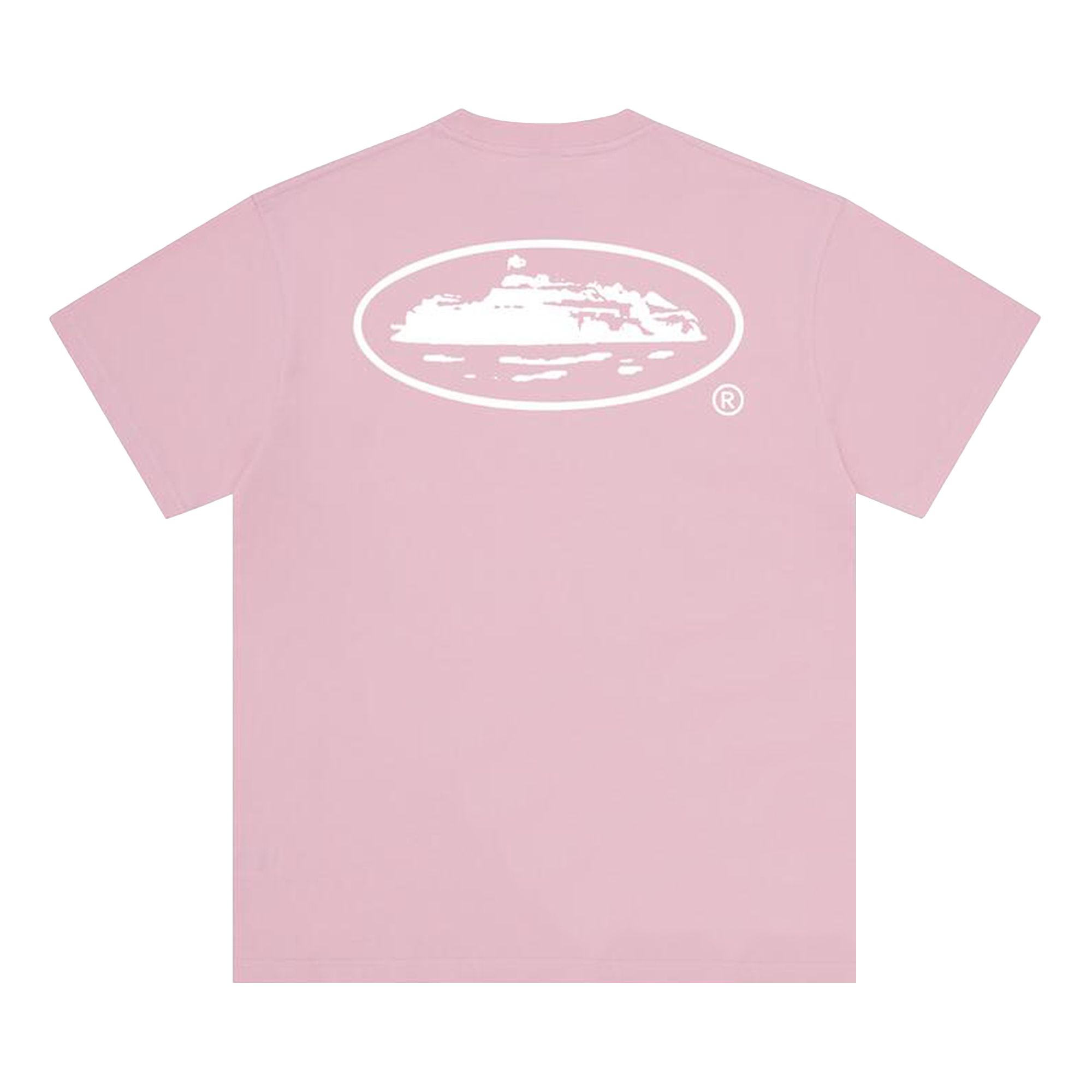 Pre-owned Corteiz Og Island Tee 'baby Pink' | Men's Size S