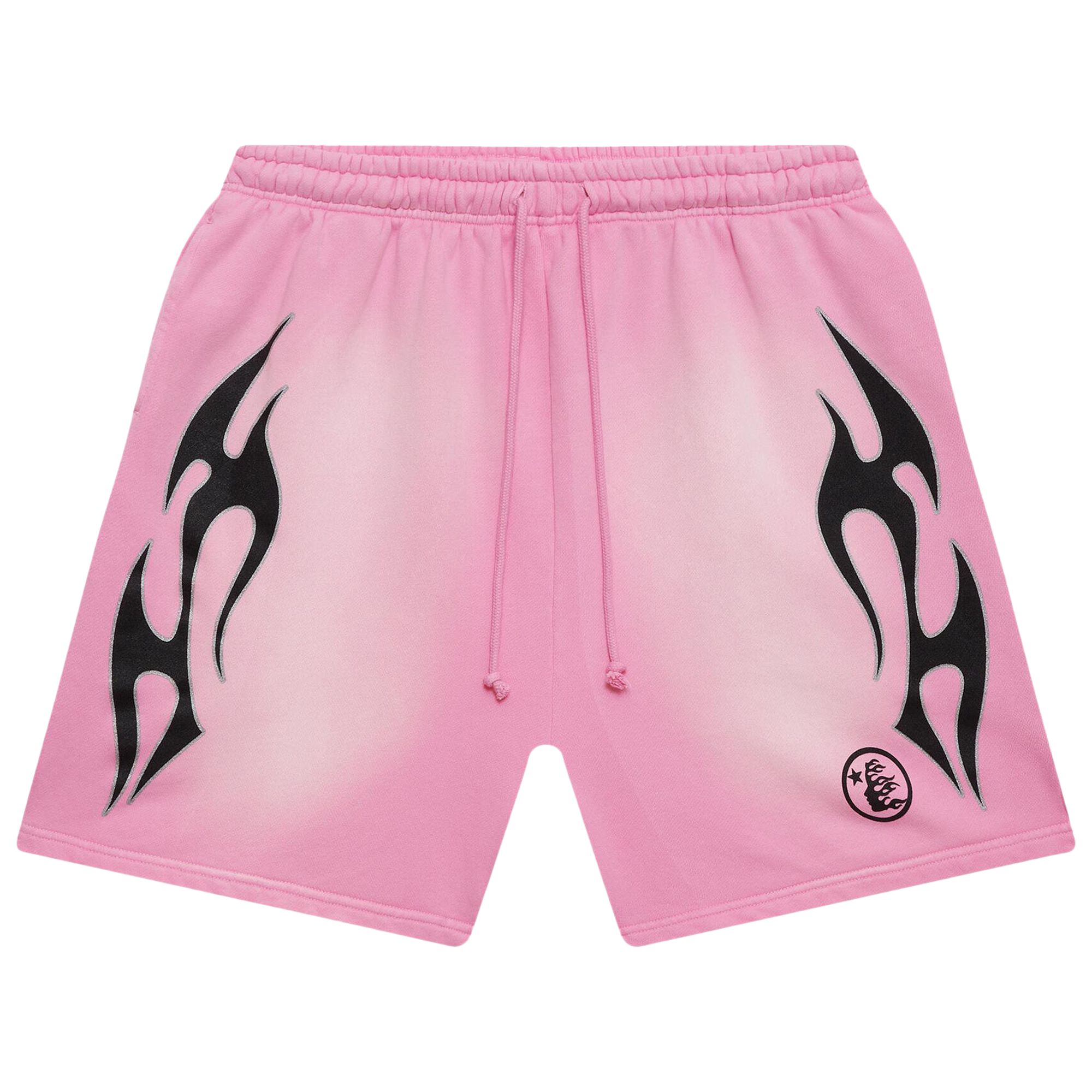 Pre-owned Hellstar X Complex Sports Flame Shorts 'pink' | Men's Size Xl