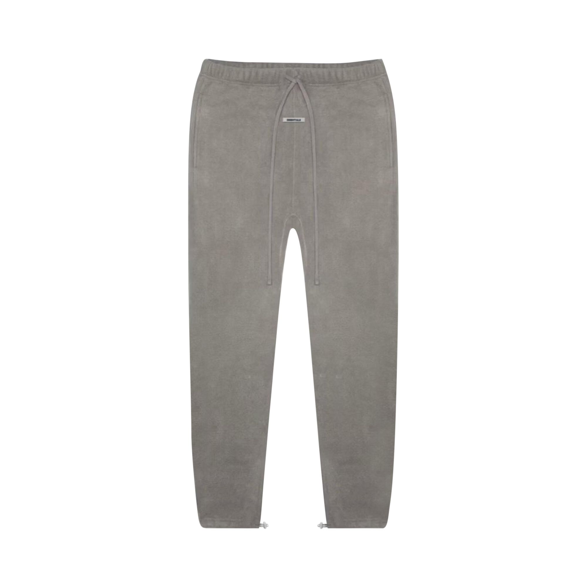 Pre-owned Essentials Fear Of God Polar Fleece Sweatpants 'grey' | Men's Size L In Gray