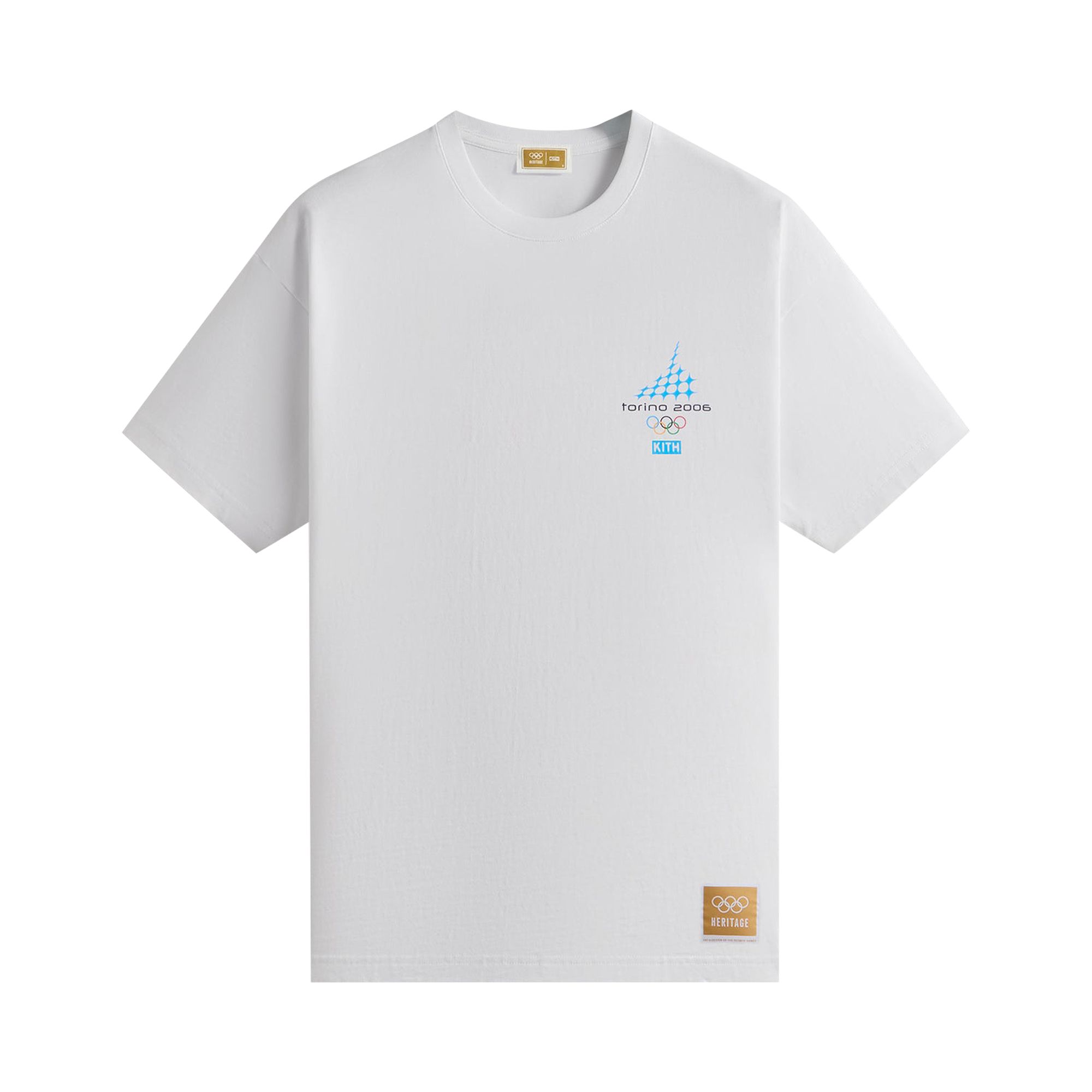 Pre-owned Kith For Olympics Heritage Torino 2006 Vintage Tee 'white' | Men's Size L
