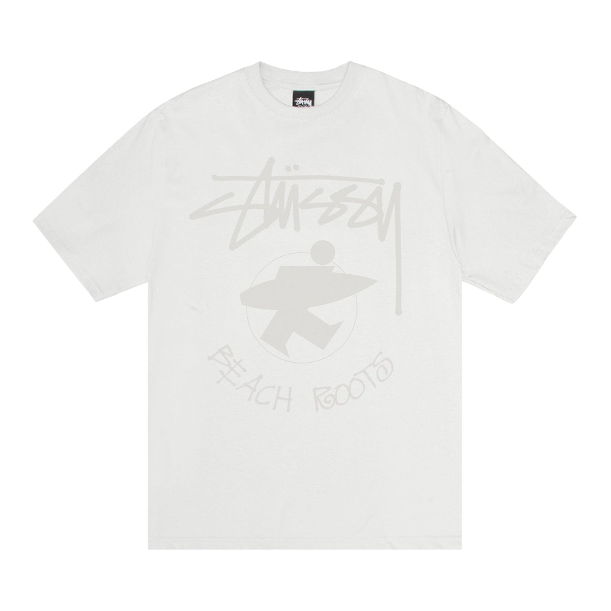 Pre-owned Stussy Beach Roots Tee 'natural' In White