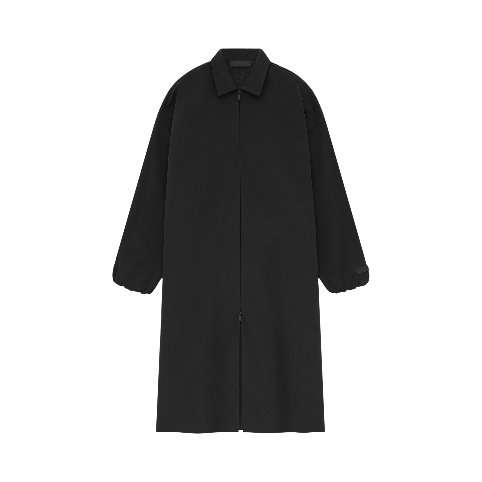 Pre-owned Essentials Fear Of God  Military Nylon Trench Jacket 'black' | Men's Size M