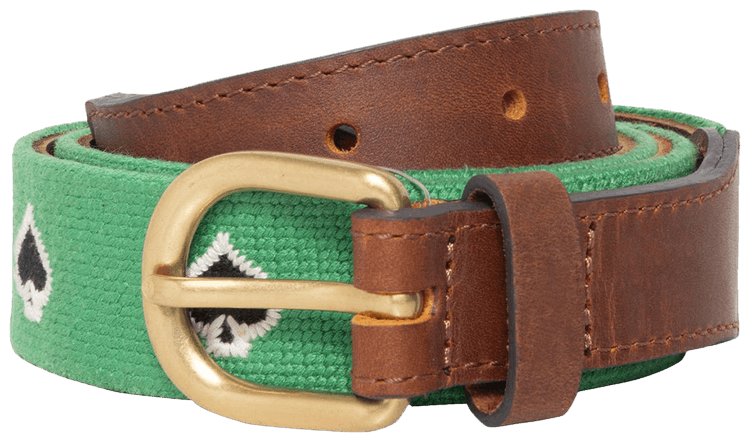 Buy Stussy x Denim Tears Needle Point Belt 'Brown' - 335003 Buy Stussy x Denim Tears Needle Point Belt 'Brown' - 335003