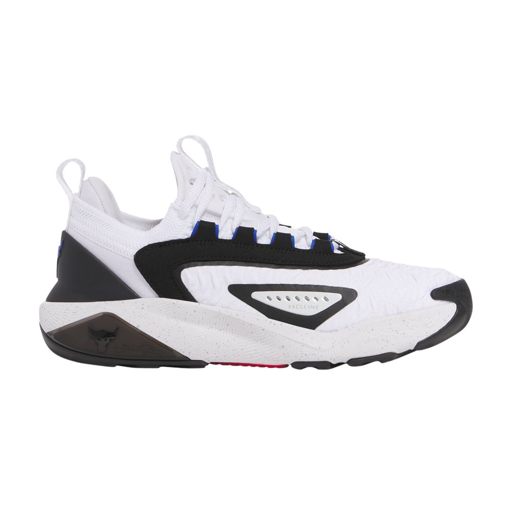 Pre-owned Under Armour Wmns Project Rock 7 'white Black Team Royal' | Women's Size 7