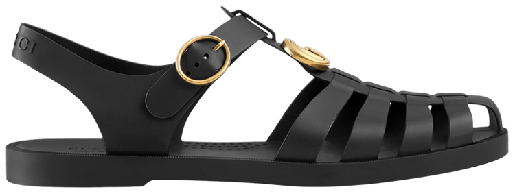 Gucci Sandal Double G   Black