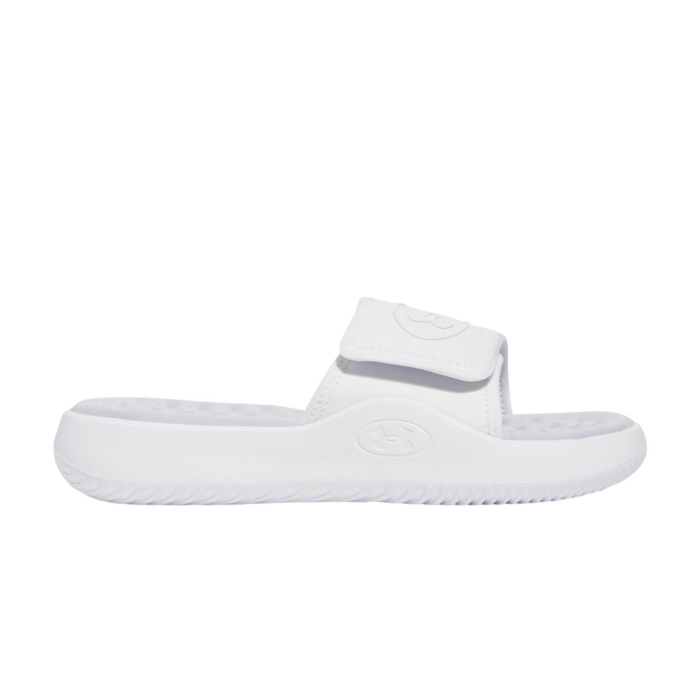 Pre-owned Under Armour Wmns Ignite Pro 8 Slide 'white Halo Grey' | Women's Size 12