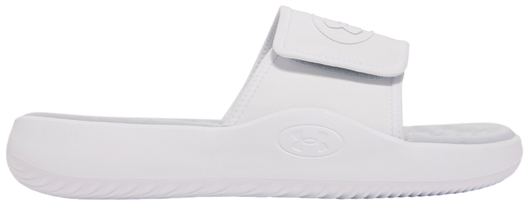 Under Armour Ignite Pro 8 Slide White Halo Grey