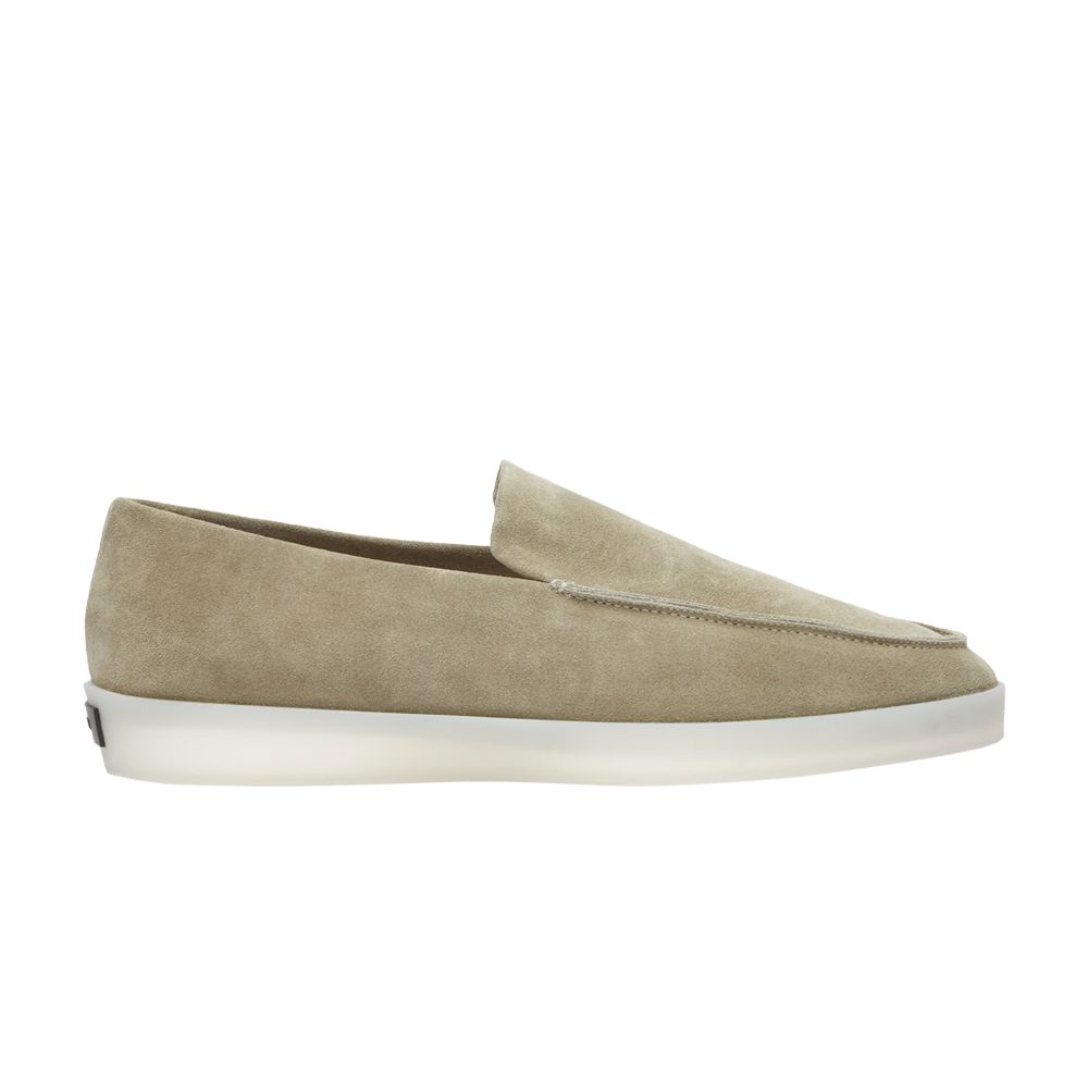 Pre-owned Fear Of God Reverse Suede Loafer 'salvia' | Grey | Men's Size 44 In Gray