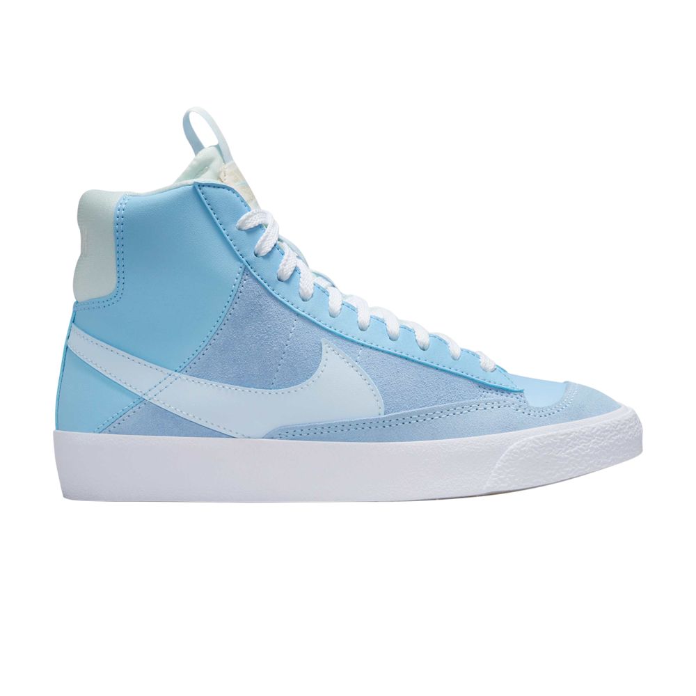 Pre-owned Nike Blazer Mid '77 Se D Gs 'psychic Blue' | Kid's Size 4.5