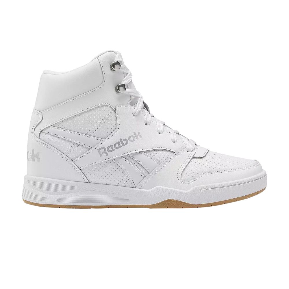 Reebok Wmns BB4500 High 'White Silver Metallic Gum' | Women's Size 5 - ID6746