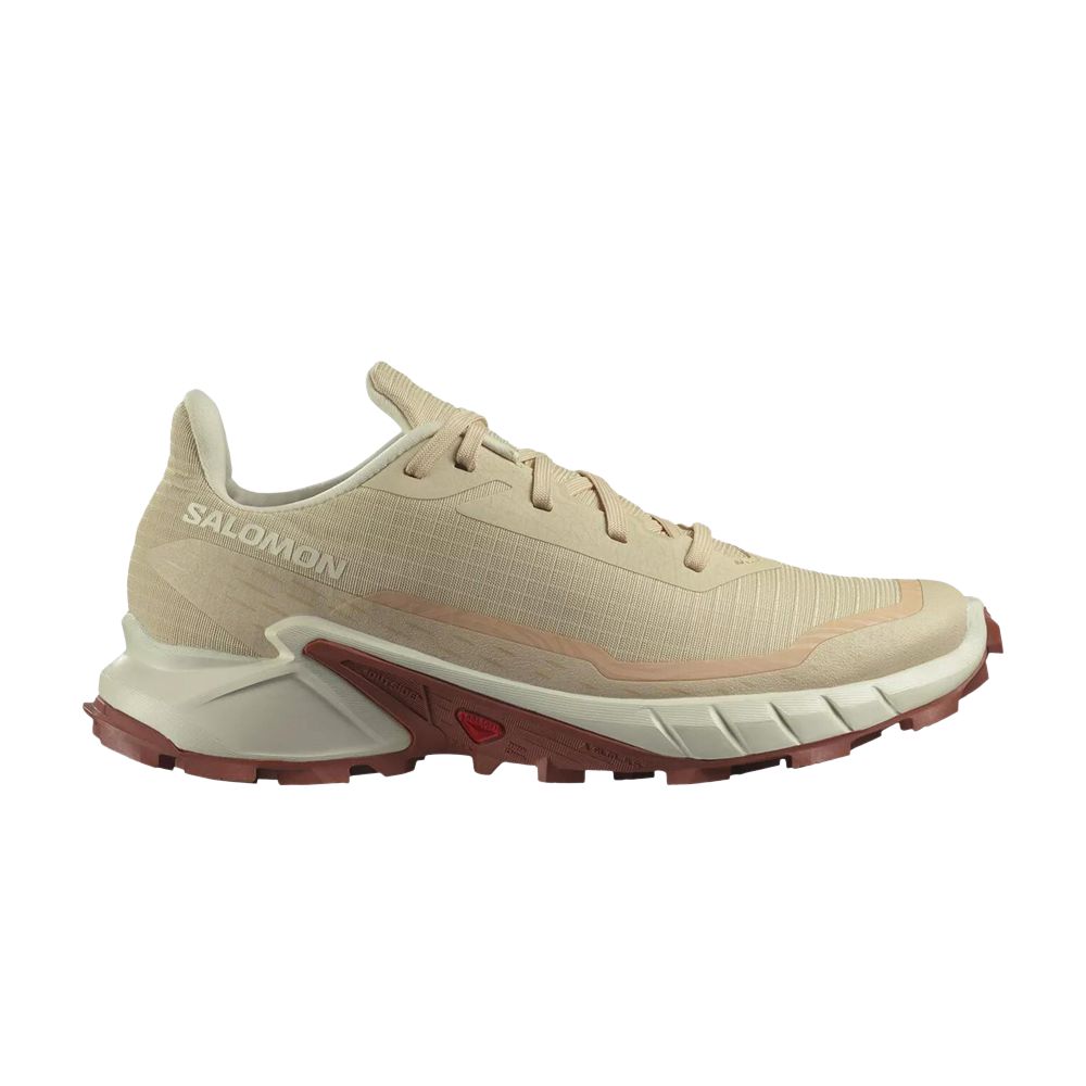 Pre-owned Salomon Wmns Alphacross 5 'wheat' | Tan | Women's Size 7