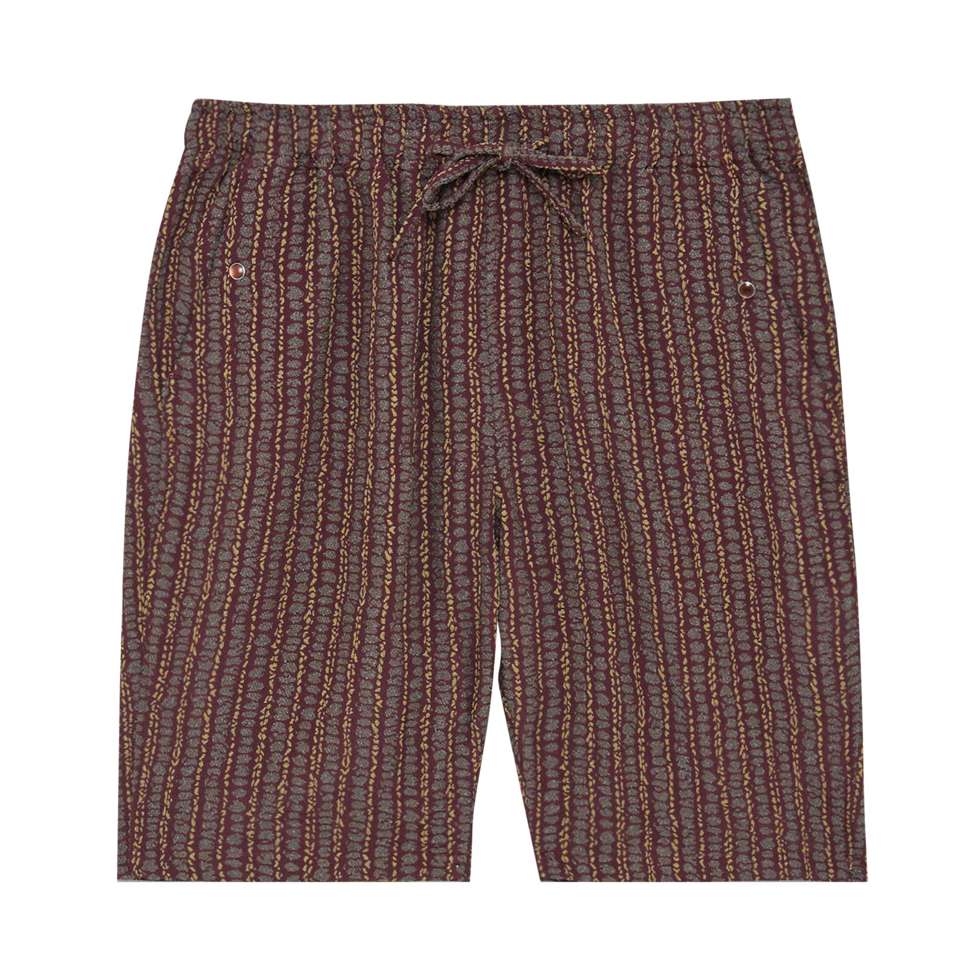 Pre-owned Needles String Cowboy Shorts 'bordeaux' | Red | Men's Size Xl