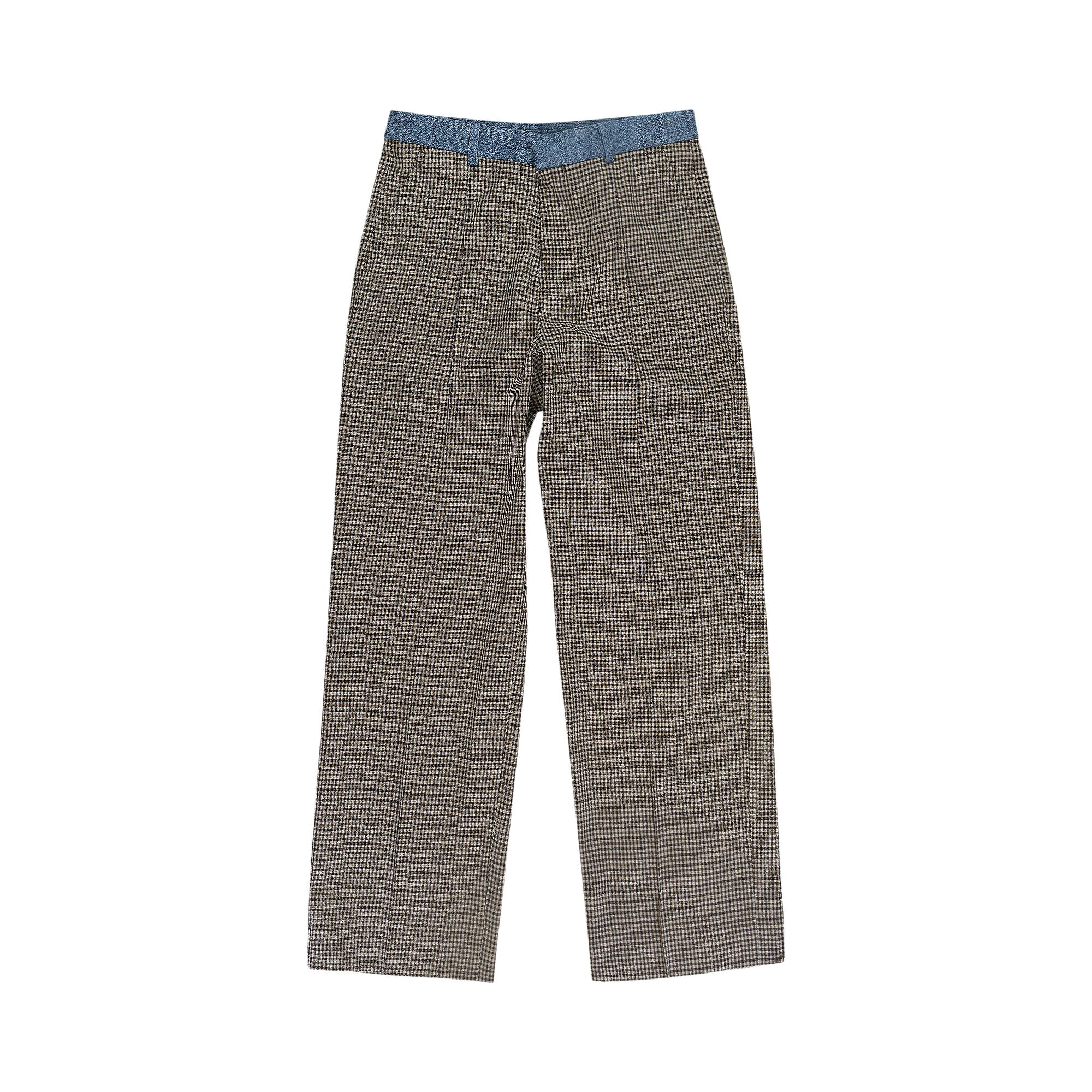 Click to view more detailed imagery on our partner's website Pre-owned Our Legacy Check Print Borrowed Chino Trousers 'brown' | Men's Size 46