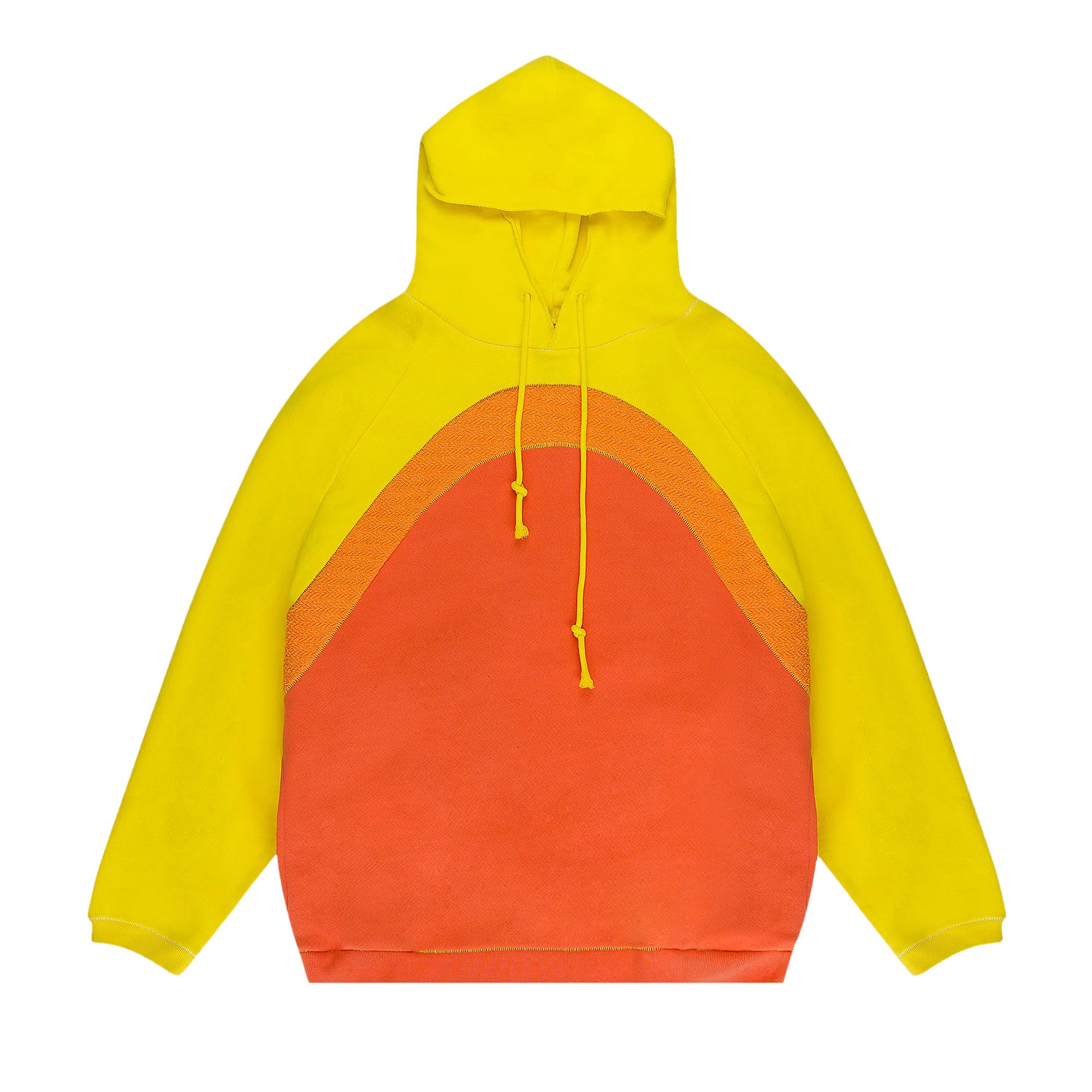Pre-owned Erl Rainbow Hoodie 'orange/yellow' | Multi-color | Men's Size M