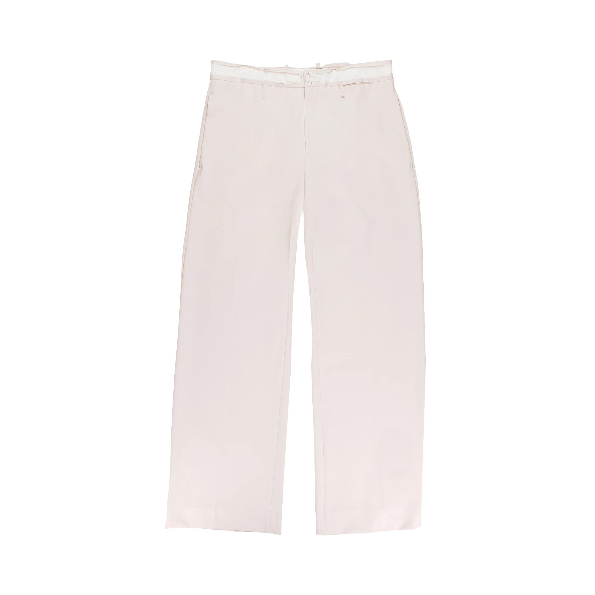 Pre-owned Mm6 Maison Margiela Deconstructed Pants 'light Pink' | Men's Size L