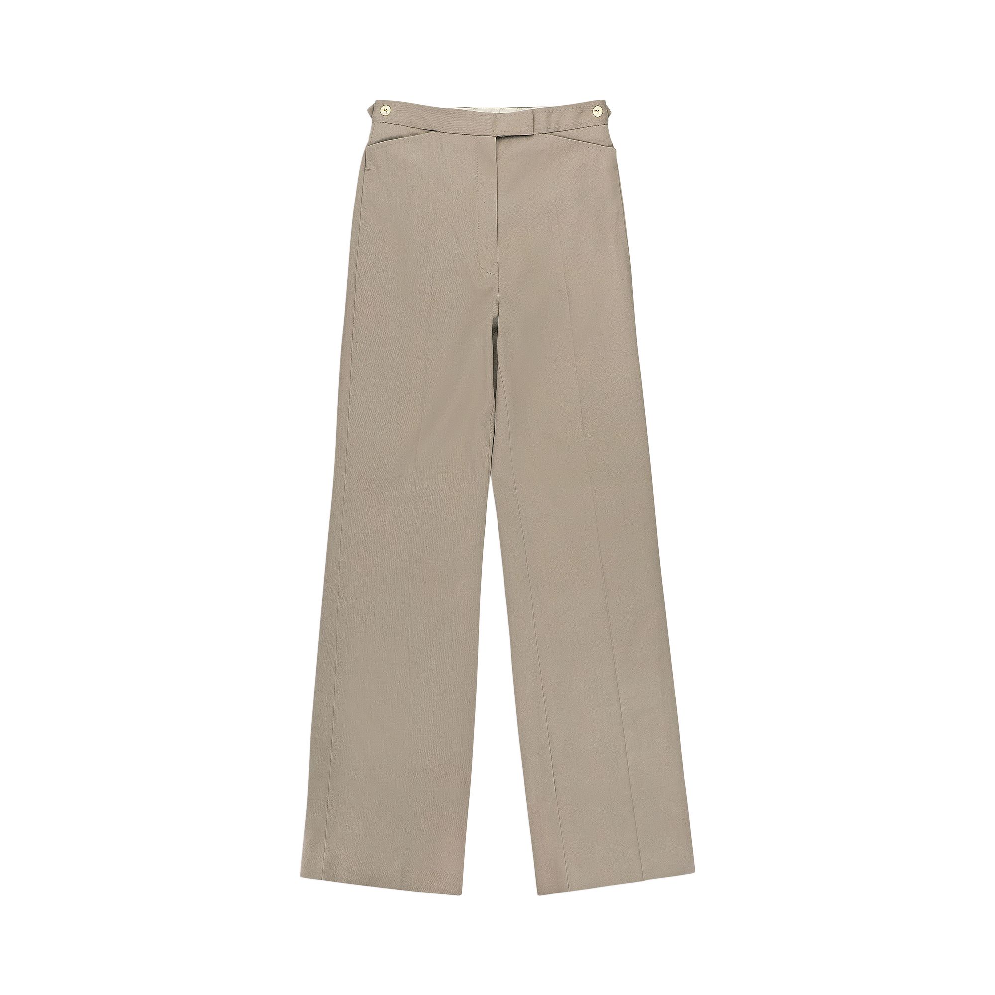 Pre-owned Lemaire Straight Pants 'beige/grey' | Tan | Women's Size 36