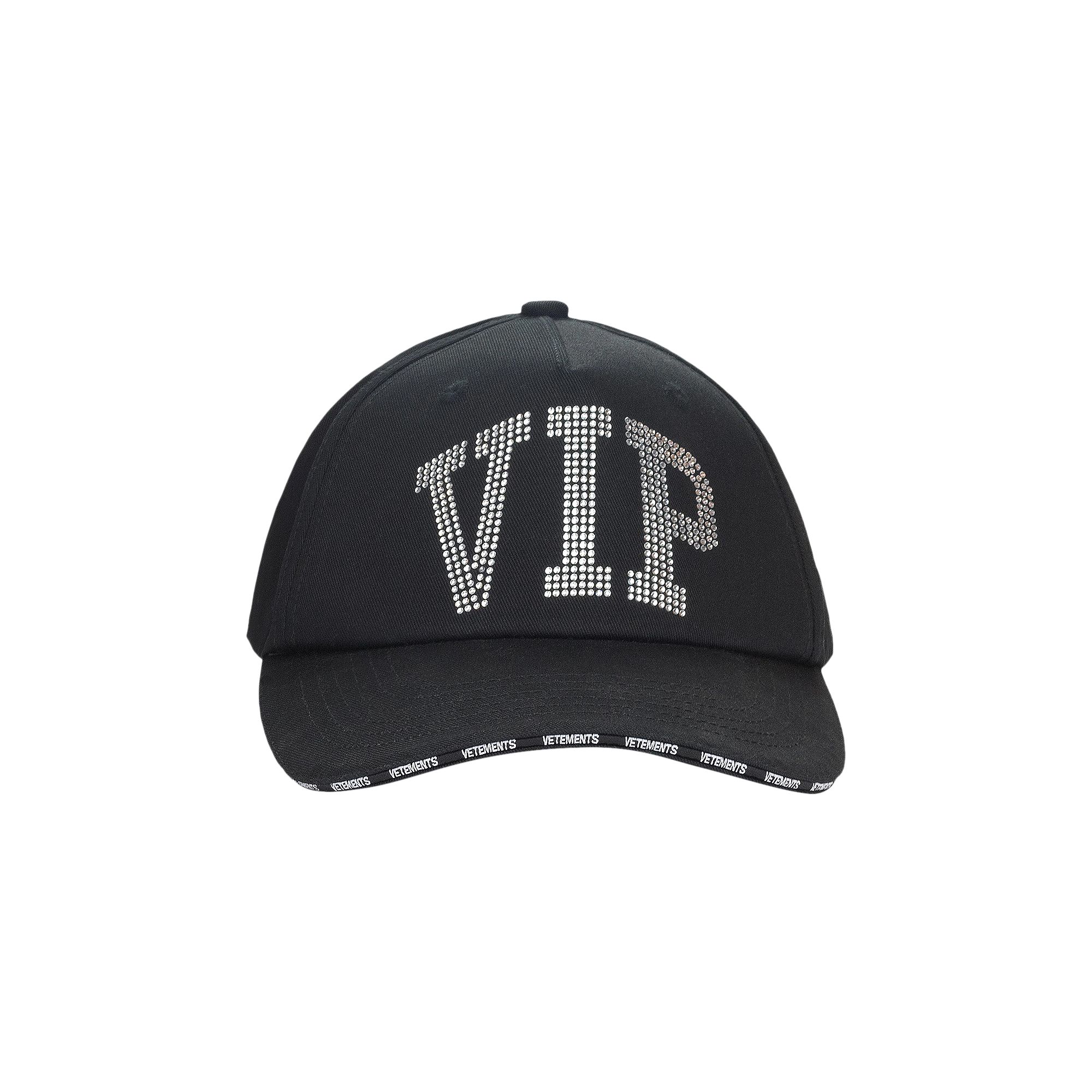 Pre-owned Vetements Vip Crystal Cap 'black' | Women's Size Onesize