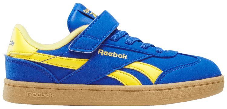 Reebok Smash Edge Elastic Lace  Top Strap Little Kid Optimum Blue Golden Haze