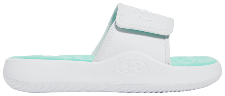 Under Armour Wmns Ignite Pro 8 Slide Distant Grey Comet Green