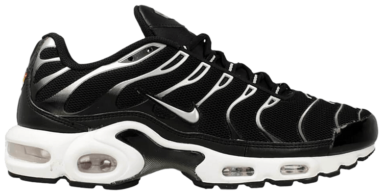 Nike Air Max Plus Premium Black Metallic Silver
