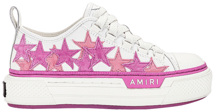 Buy Amiri Wmns Stars Court Low 'White Pink' - PS23WFS007 109