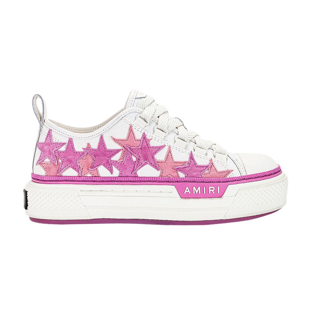 Pre-owned Amiri Wmns Stars Court Low 'white Pink' | Women's Size 39