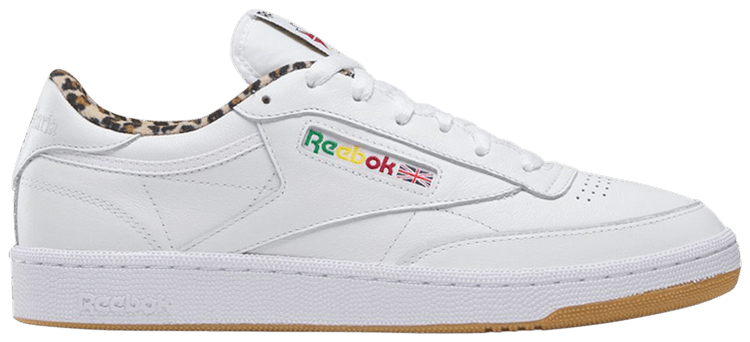 Wacko Maria x Reebok Club C 85 White Leopard Gum