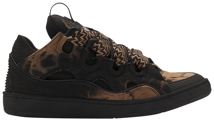 Lanvin Curb Sneakers Black Beige