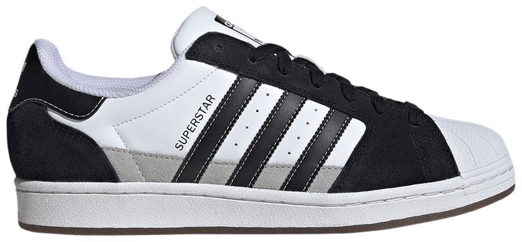 adidas Superstar White Black Grey