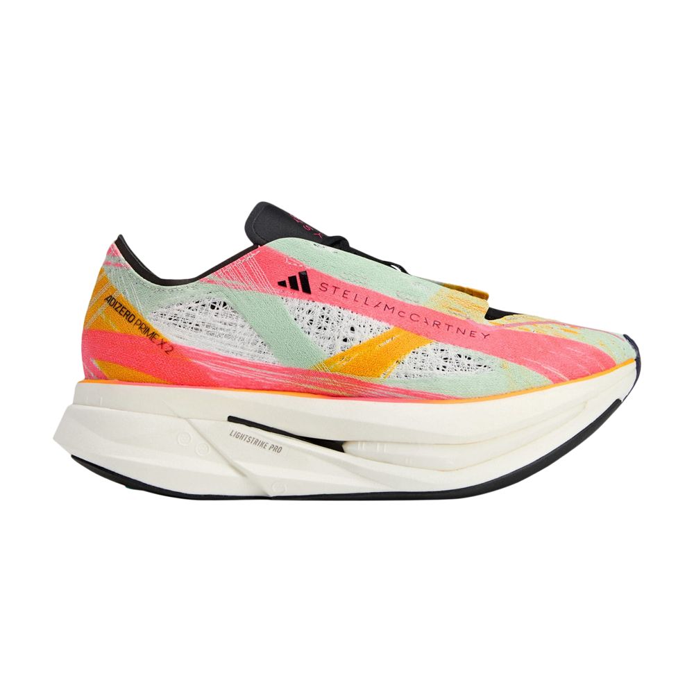 Pre-owned Adidas Originals Adidas Stella Mccartney X Wmns Adizero Prime X 2.0 Strung 'linen Green Core Pink' | Women's Size 8.5