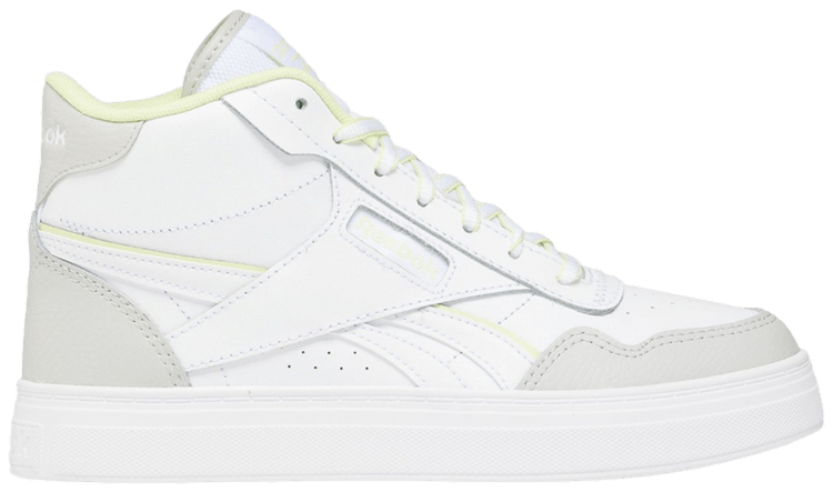 Reebok Wmns Court Advance Bold High White Citron Glow