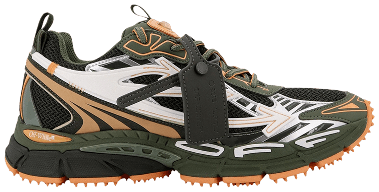 Off White Be Right Back Military Green Peach